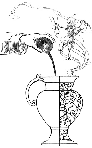 Illustration from Drinking in Remembrance of the Dead