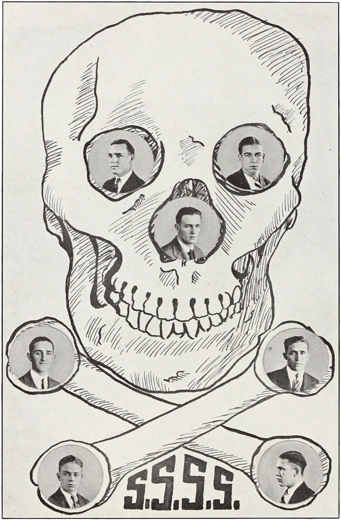 Yearbook Skull & Crossbones